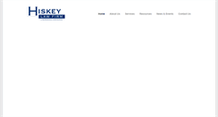 Desktop Screenshot of hiskeylaw.com