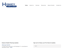 Tablet Screenshot of hiskeylaw.com